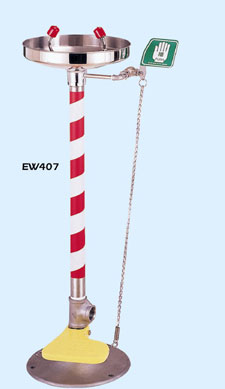 Bồn rửa mắt khẩn cấp chân đạp EW407