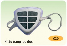 Khẩu trang lọc độc BB620