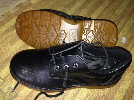 Giày da bảo hộ lao động đế cao su ABC