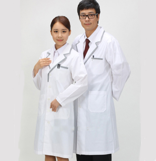 Áo blu bác sĩ tay dài may dài
