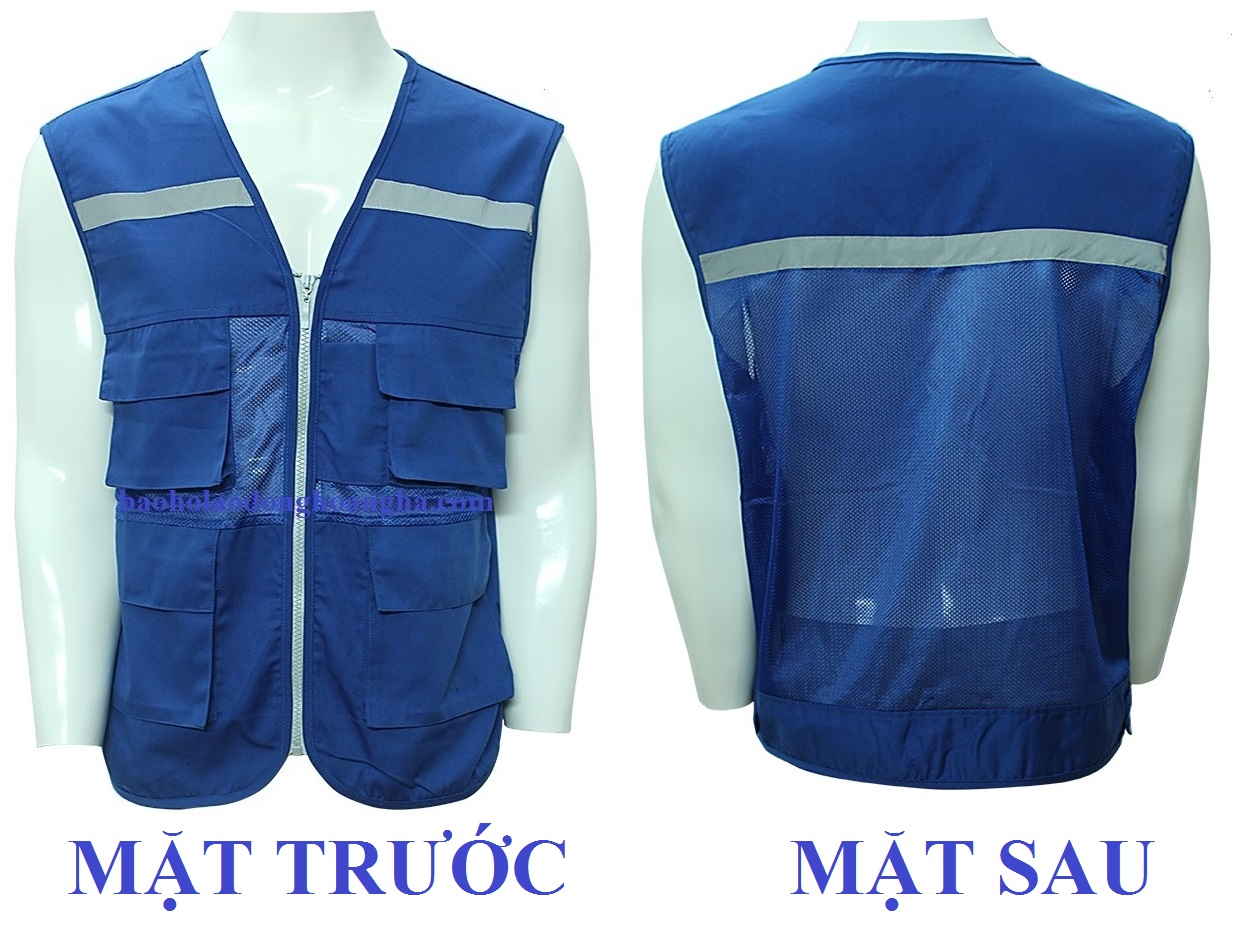 Áo kỹ sư xây dựng phối lưới