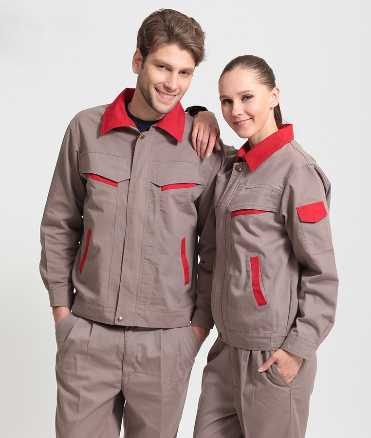 Đồng phục bảo hộ lao động tay dài may phối An Bình